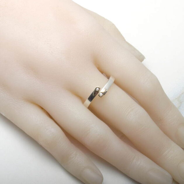 Diamond flame ring